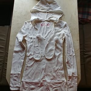 ISO Victoria Secret Hooded Tee with pompoms